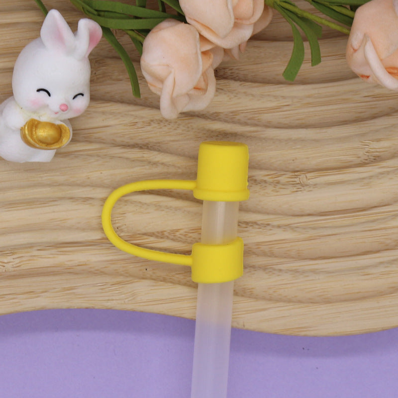 Wholesale 10mm Silicone Straw Cap Dustproof Plug